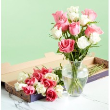 The Pink And White Rose Letterbox